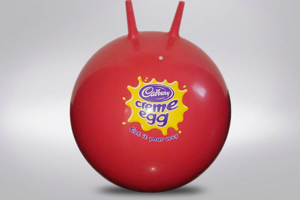 Cadbury Creme egg Space Hopper