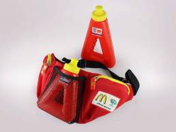 McDonalds Red Triangular Sports Drink Bottle Bumbag
