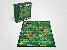 Patricia The Hippo Snakes and Ladders game