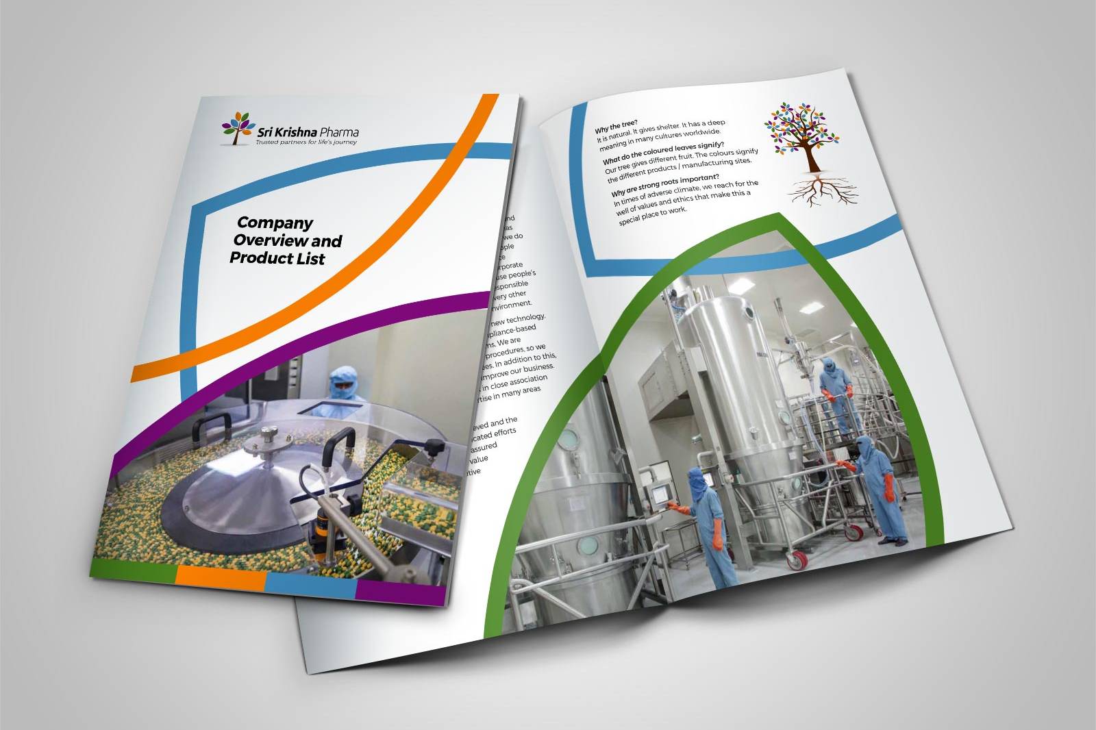 Sri Krishna Company Overview and Product List, Brochure Mockup
