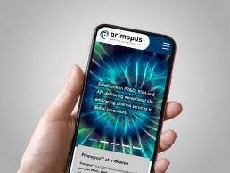 Primopus website on mobile