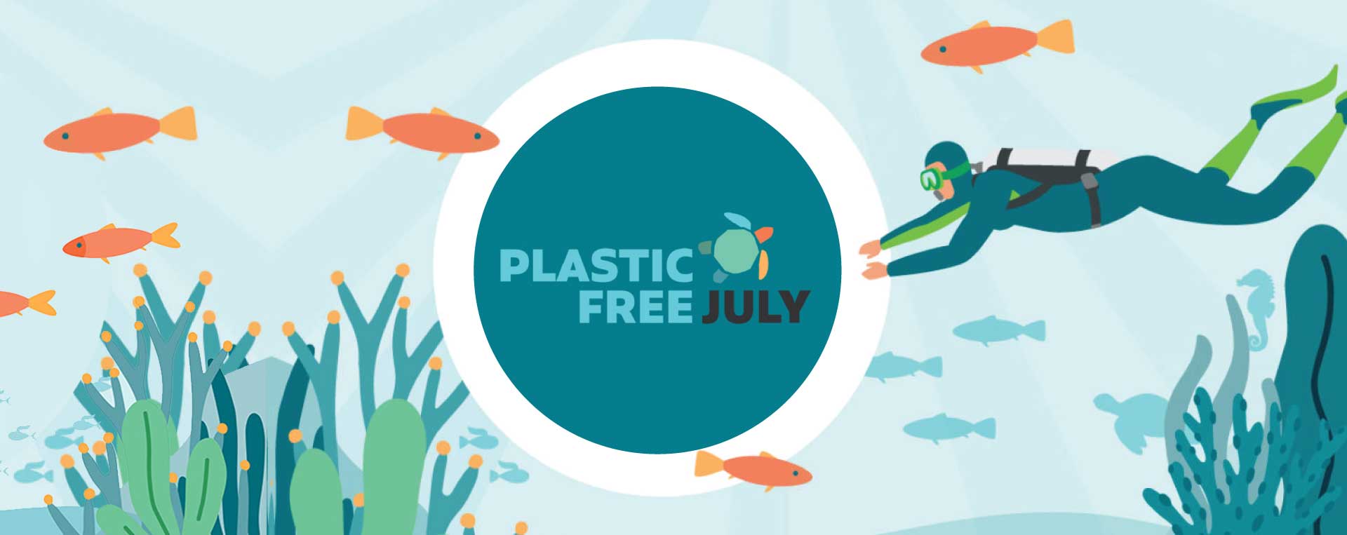 Plastic Free July Banner